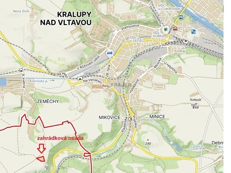 Prodej pozemku o výměře 535 m2, Otvovice, okres Kladno